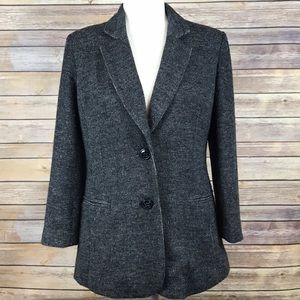 Anthropologie Cartonnier Charcoal Gray Blazer